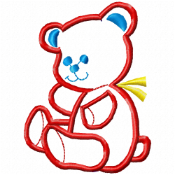 Teddy Embroidery Design 5